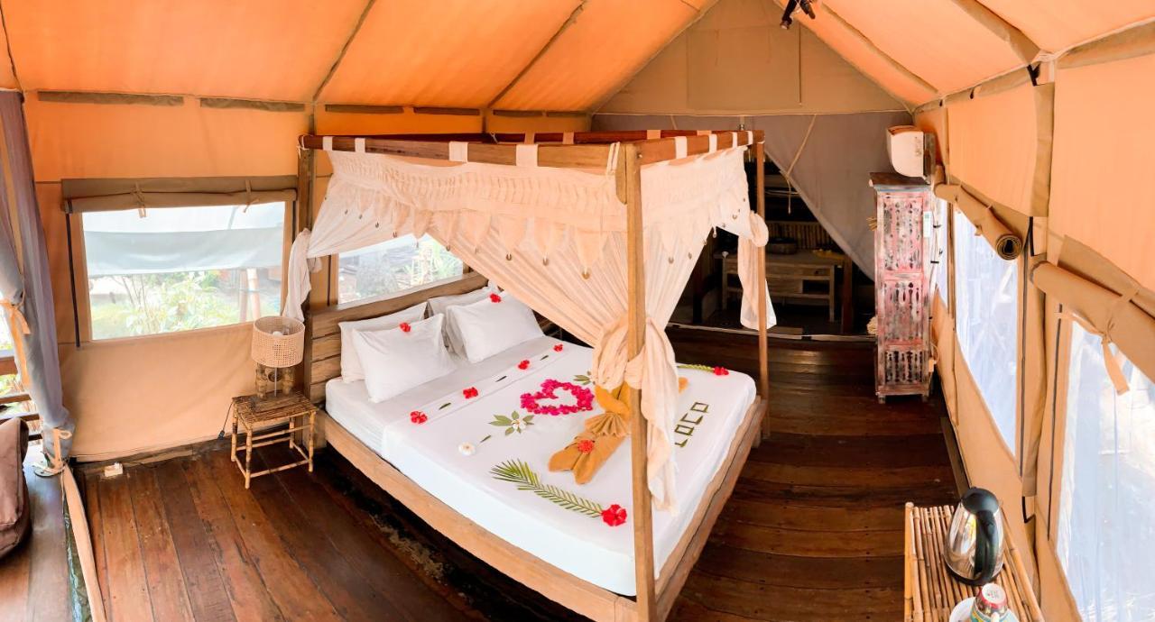 La Cocoteraie Ecolodge - Luxury Glamping Tents Gili Trawangan Bagian luar foto