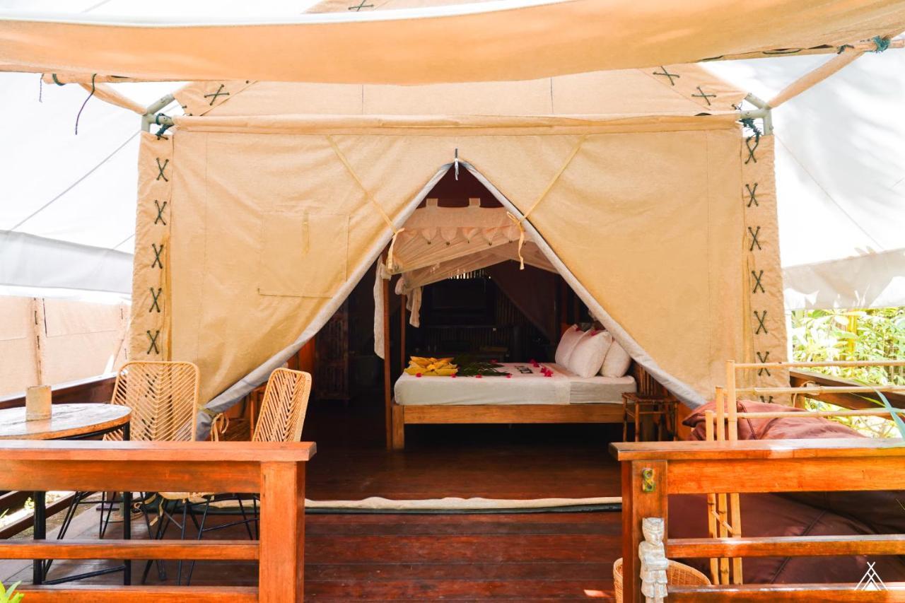 La Cocoteraie Ecolodge - Luxury Glamping Tents Gili Trawangan Bagian luar foto