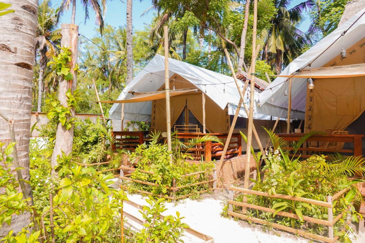 La Cocoteraie Ecolodge - Luxury Glamping Tents Gili Trawangan Bagian luar foto