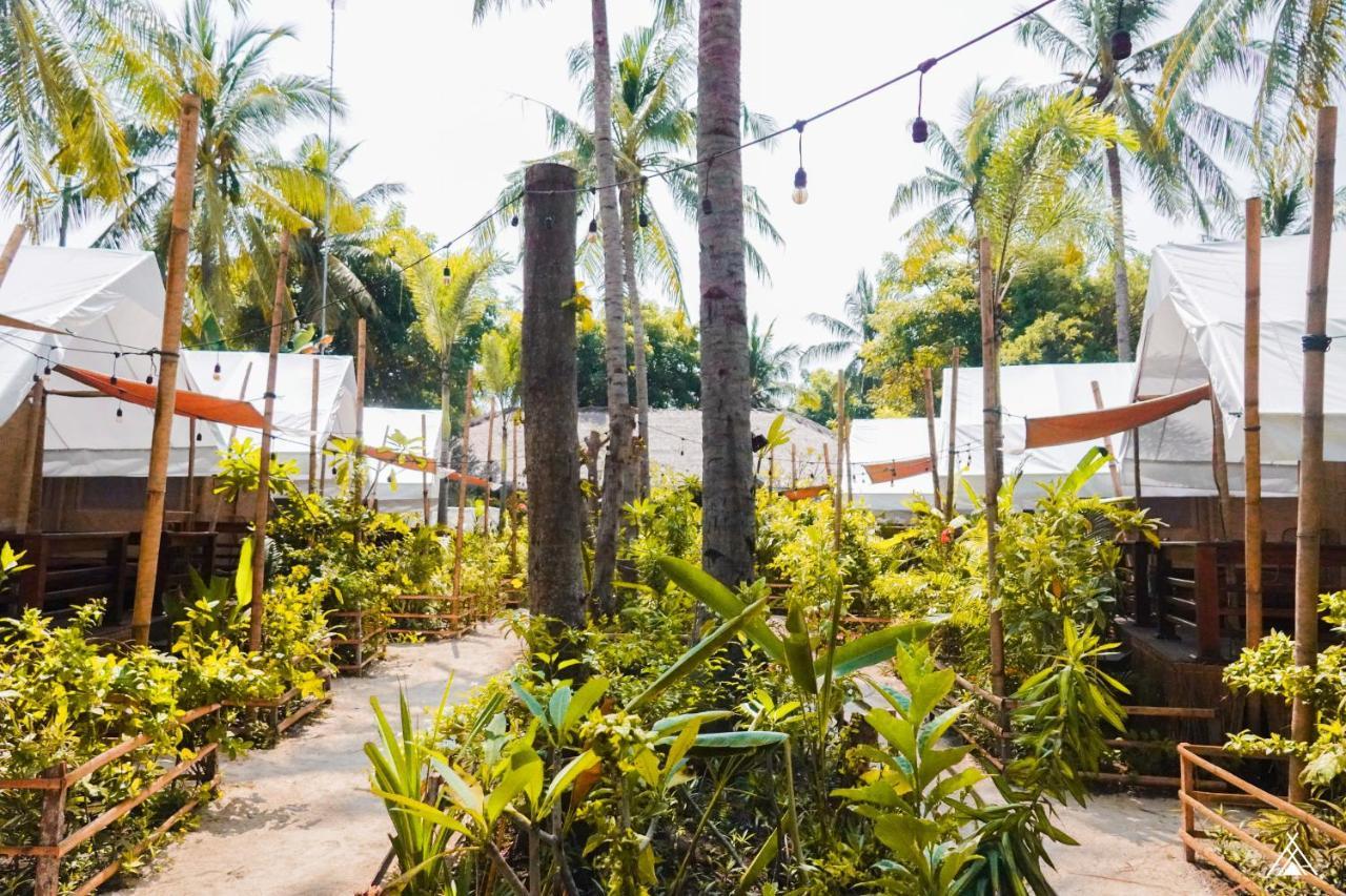 La Cocoteraie Ecolodge - Luxury Glamping Tents Gili Trawangan Bagian luar foto