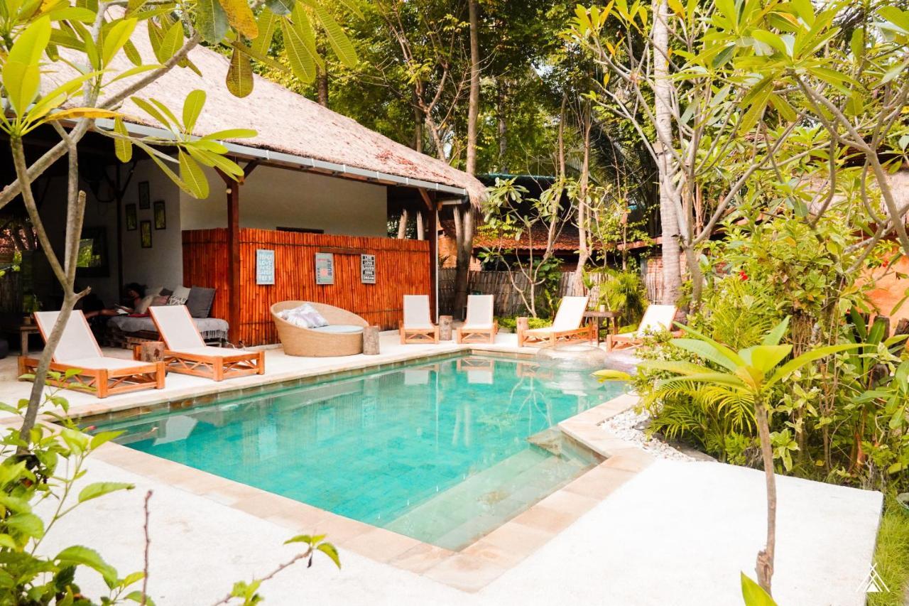 La Cocoteraie Ecolodge - Luxury Glamping Tents Gili Trawangan Bagian luar foto
