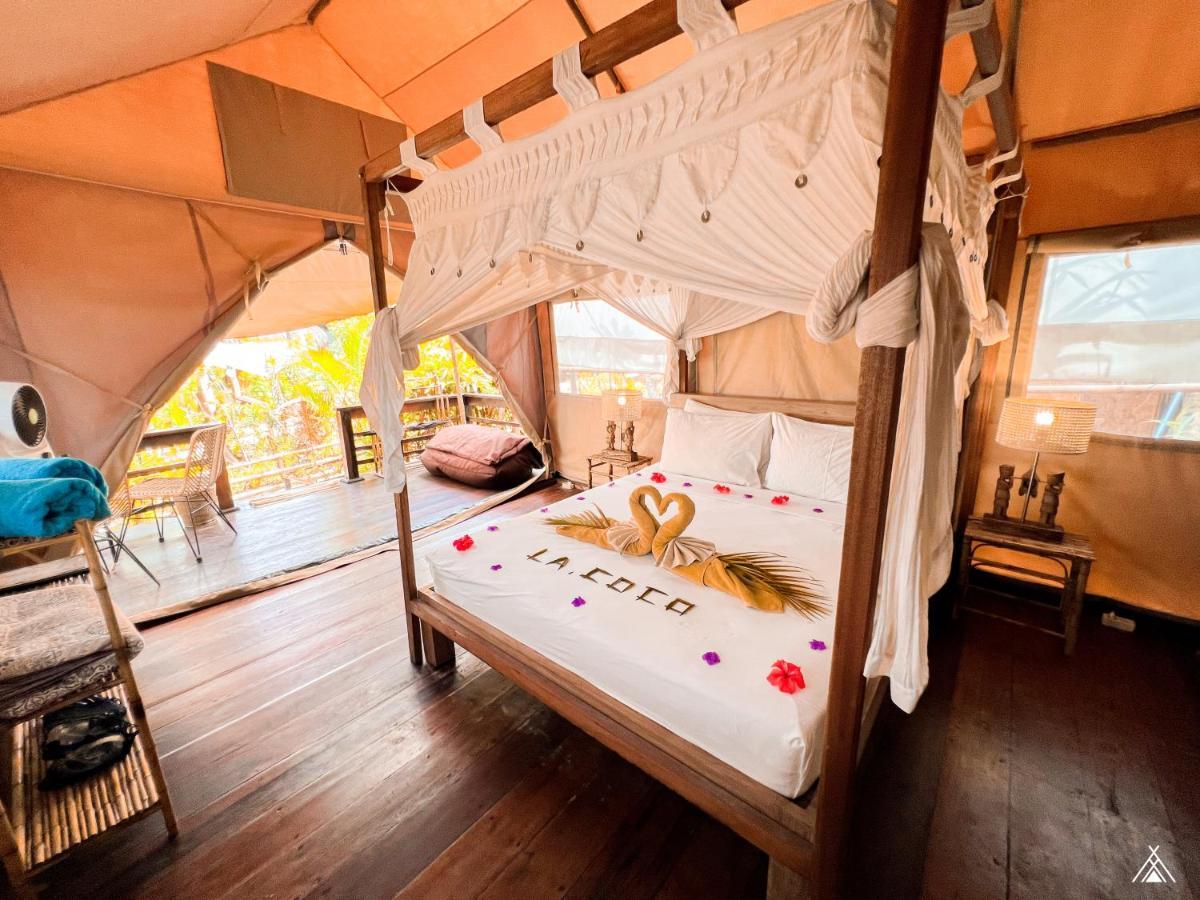 La Cocoteraie Ecolodge - Luxury Glamping Tents Gili Trawangan Bagian luar foto