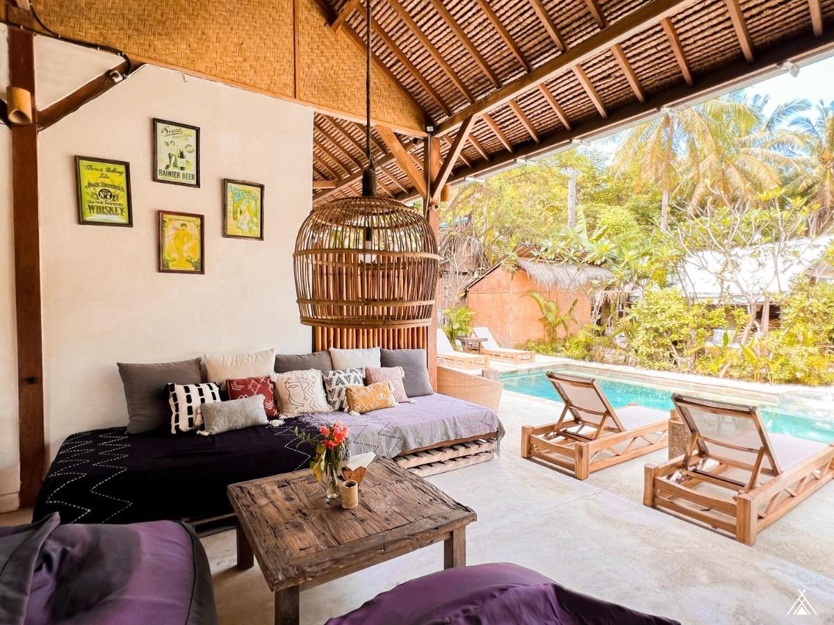 La Cocoteraie Ecolodge - Luxury Glamping Tents Gili Trawangan Bagian luar foto