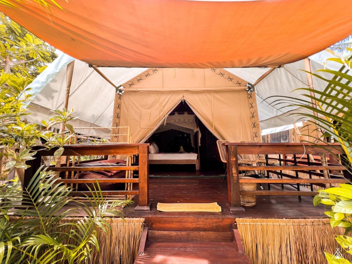 La Cocoteraie Ecolodge - Luxury Glamping Tents Gili Trawangan Bagian luar foto