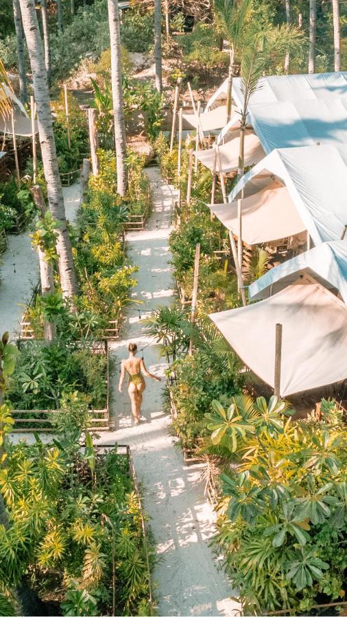 La Cocoteraie Ecolodge - Luxury Glamping Tents Gili Trawangan Bagian luar foto