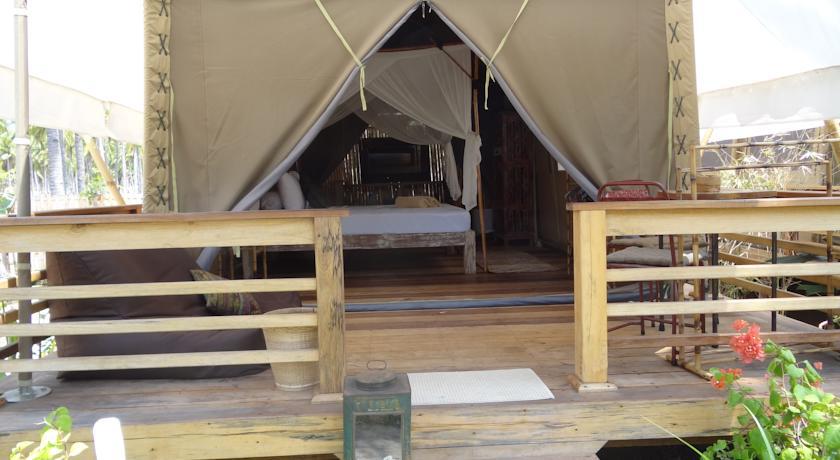 La Cocoteraie Ecolodge - Luxury Glamping Tents Gili Trawangan Bagian luar foto