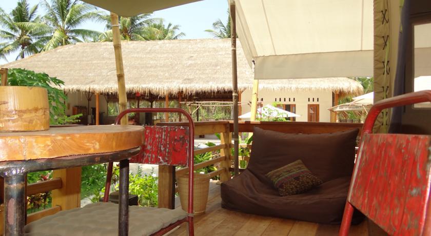 La Cocoteraie Ecolodge - Luxury Glamping Tents Gili Trawangan Ruang foto
