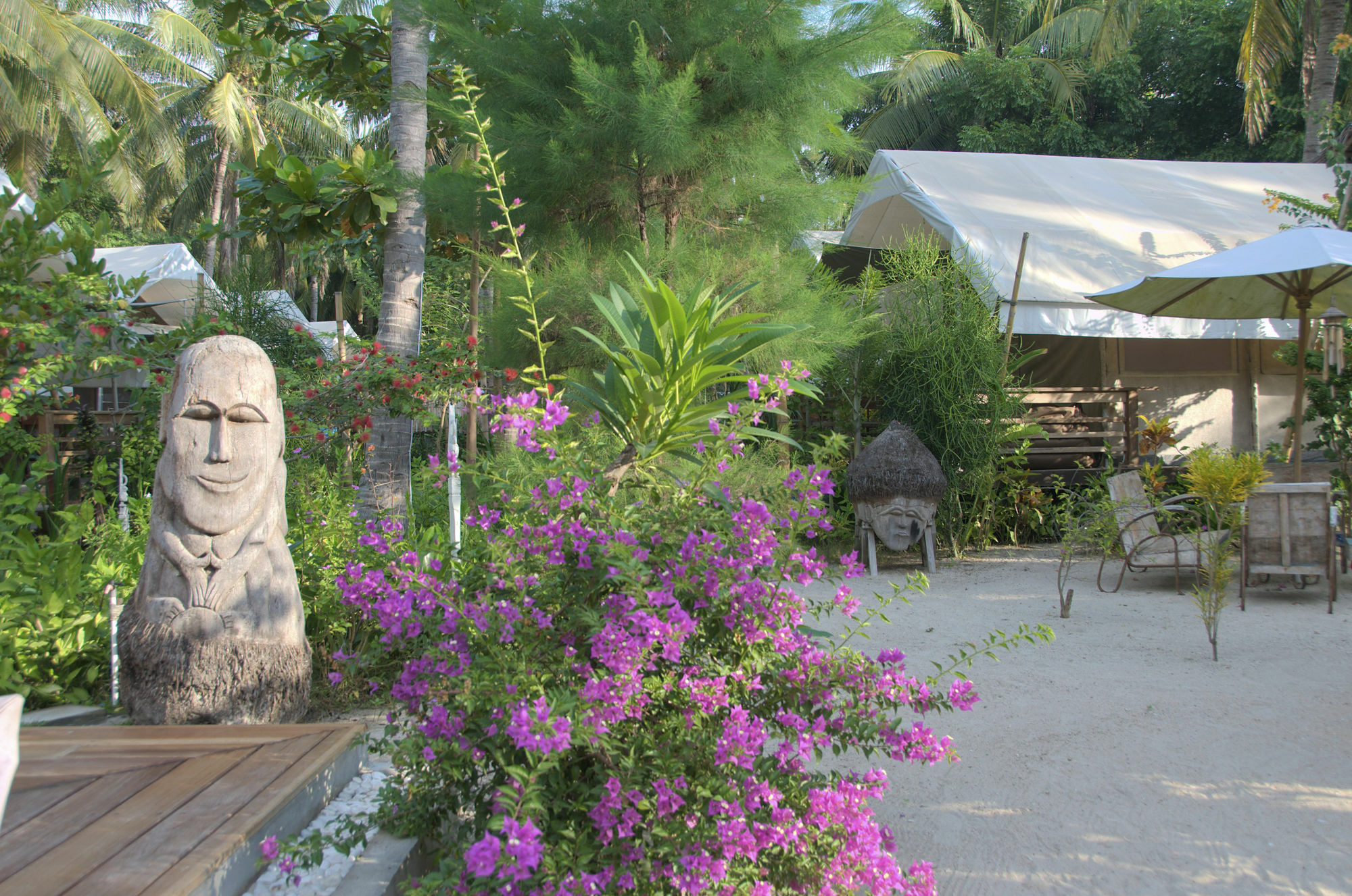 La Cocoteraie Ecolodge - Luxury Glamping Tents Gili Trawangan Bagian luar foto