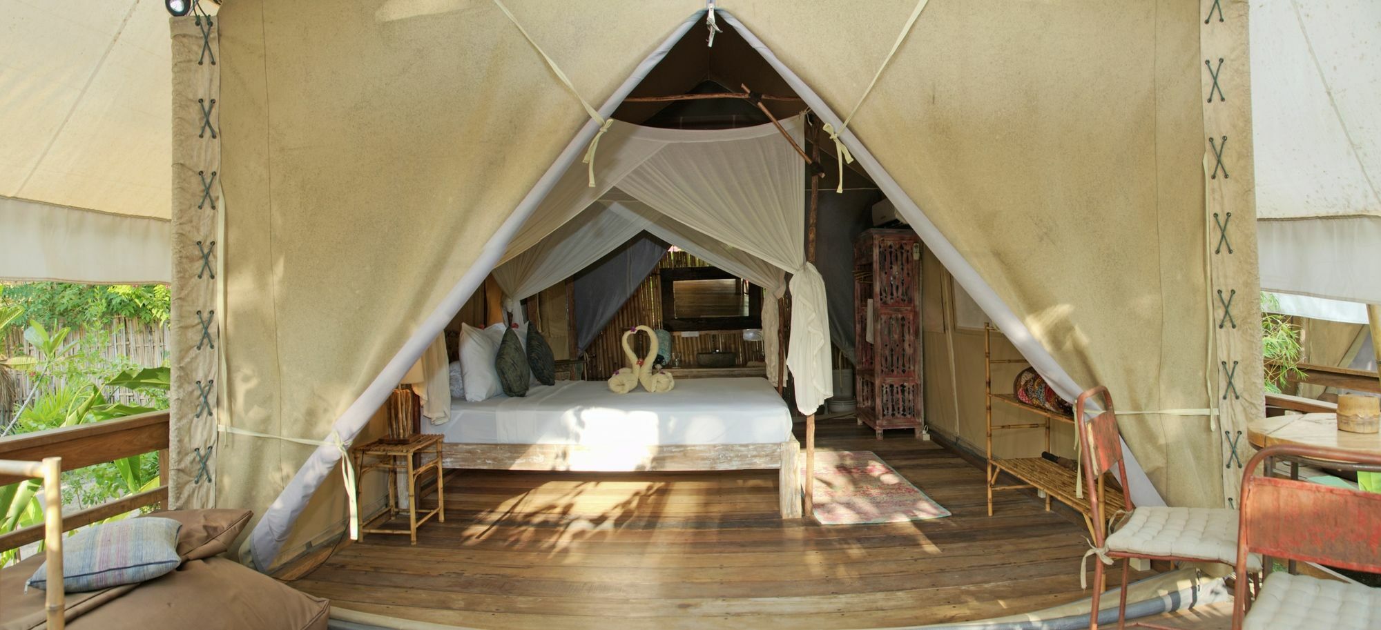 La Cocoteraie Ecolodge - Luxury Glamping Tents Gili Trawangan Bagian luar foto