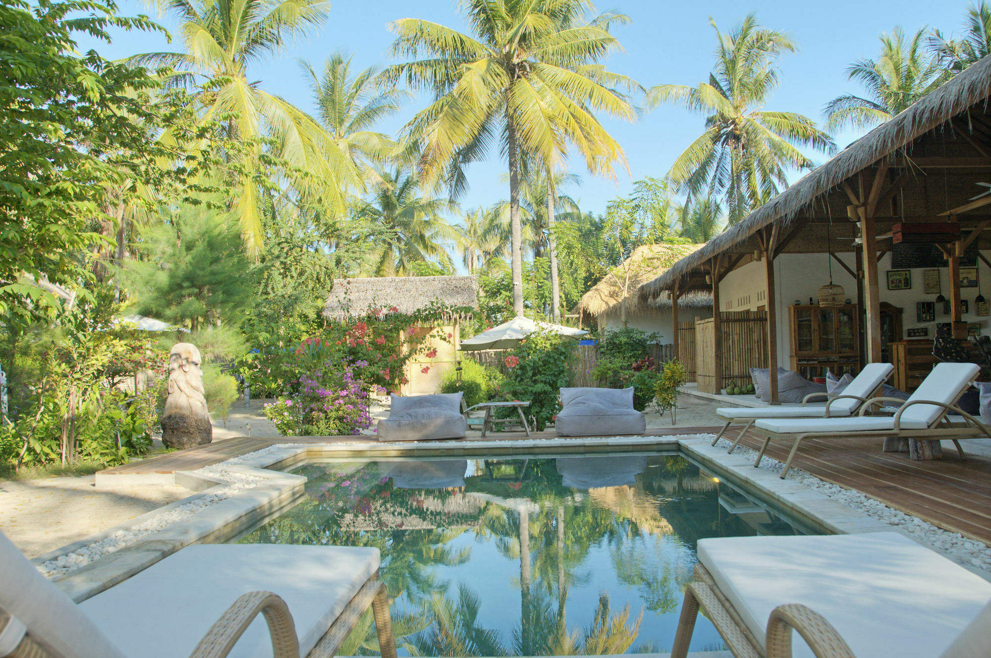 La Cocoteraie Ecolodge - Luxury Glamping Tents Gili Trawangan Bagian luar foto