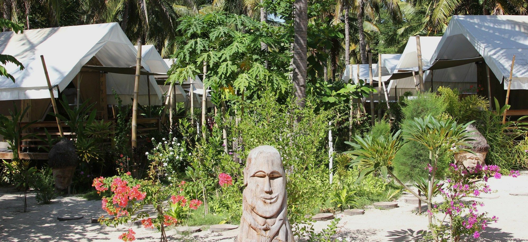 La Cocoteraie Ecolodge - Luxury Glamping Tents Gili Trawangan Bagian luar foto
